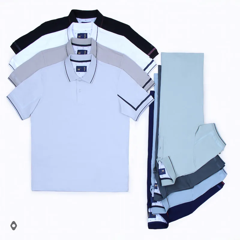 Patterned polo shirt code 4497 - Image 2