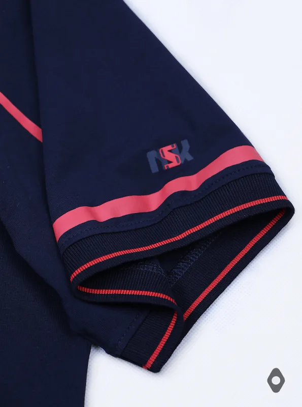 Patterned polo shirt code 4497 - Image 3