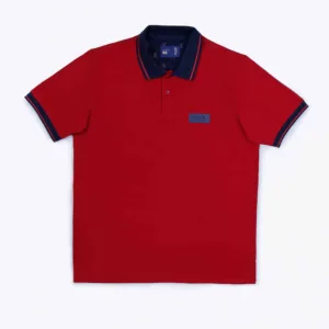 Patterned polo shirt code 4492