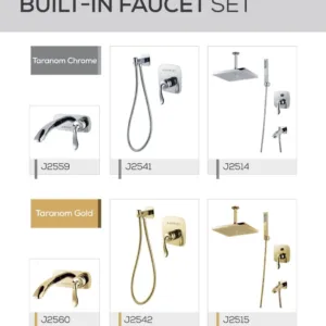 Built in Faucet set