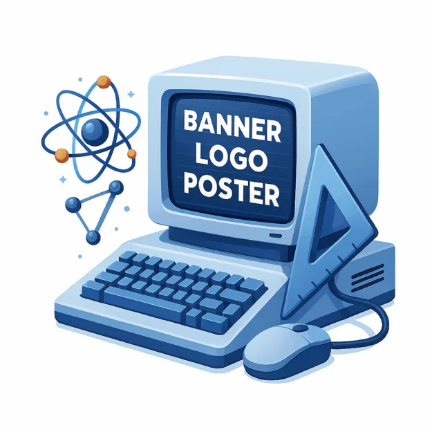 Poster, banner and logo design