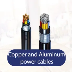 copper and aluminum power cables
