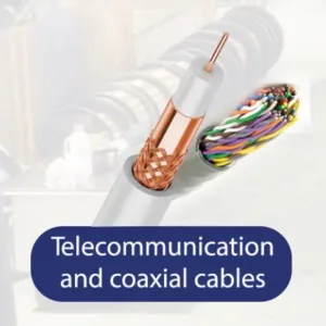 telecommunication and coaxial cables