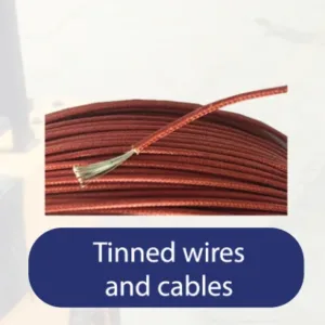 Tinned wires and cables
